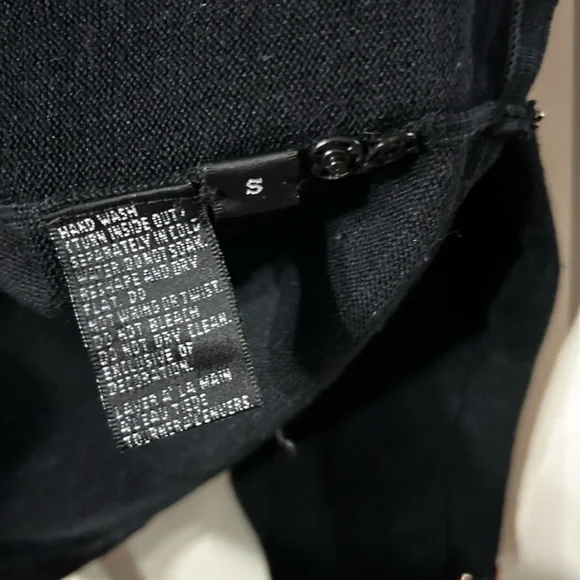 Vintage Christina Rotelli Festive holiday Cardigan with Embroidered Reindeer - Picture 6 of 10